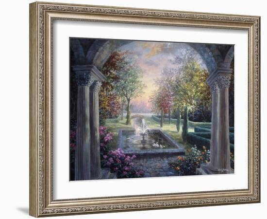 Soulful Mediterranean Tranquility-Nicky Boehme-Framed Giclee Print