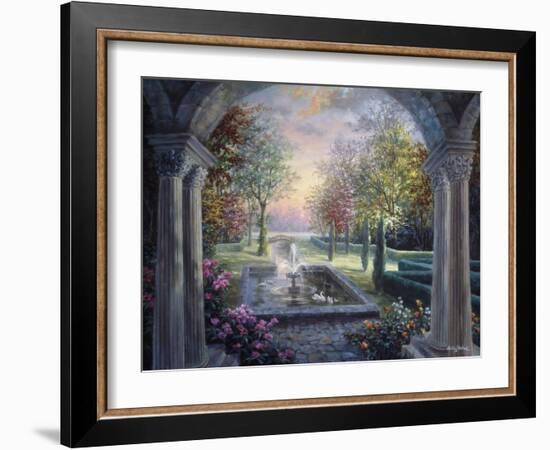 Soulful Mediterranean Tranquility-Nicky Boehme-Framed Giclee Print