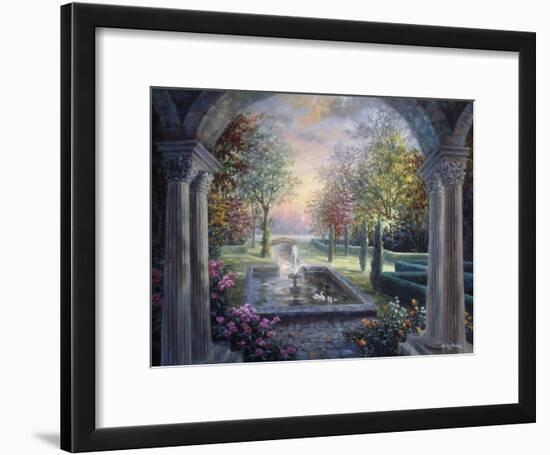 Soulful Mediterranean Tranquility-Nicky Boehme-Framed Giclee Print