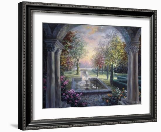 Soulful Mediterranean Tranquility-Nicky Boehme-Framed Giclee Print