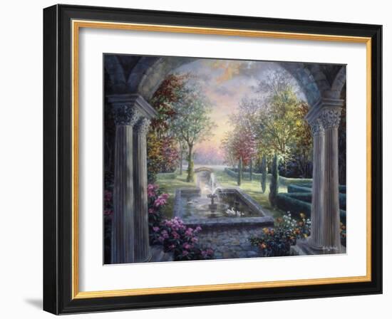 Soulful Mediterranean Tranquility-Nicky Boehme-Framed Giclee Print