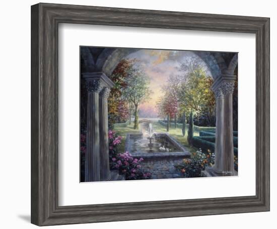 Soulful Mediterranean Tranquility-Nicky Boehme-Framed Giclee Print