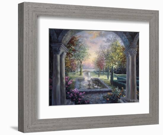 Soulful Mediterranean Tranquility-Nicky Boehme-Framed Giclee Print