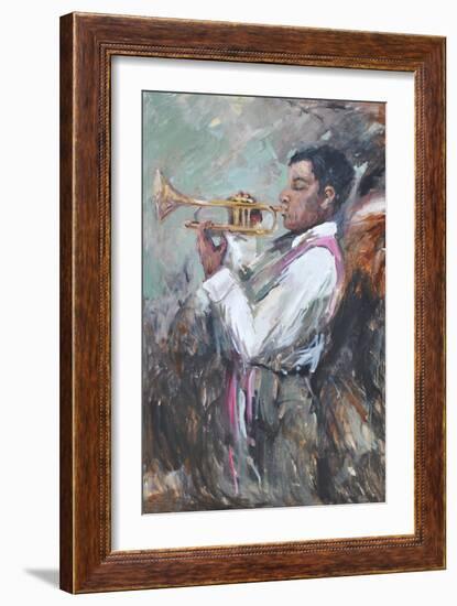 SOULFUL TUNES-ALLAYN STEVENS-Framed Art Print