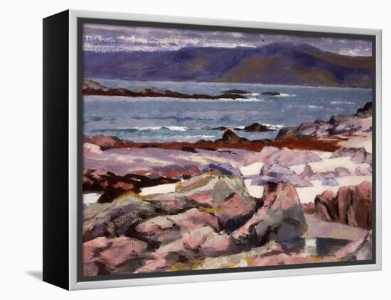 Sound of Iona, the Burg from the North Shore-Francis Campbell Boileau Cadell-Framed Premier Image Canvas