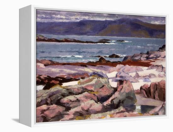 Sound of Iona, the Burg from the North Shore-Francis Campbell Boileau Cadell-Framed Premier Image Canvas