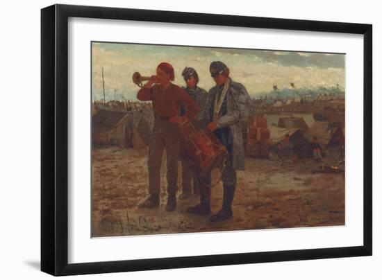 Sounding Reveille, 1865-Winslow Homer-Framed Giclee Print