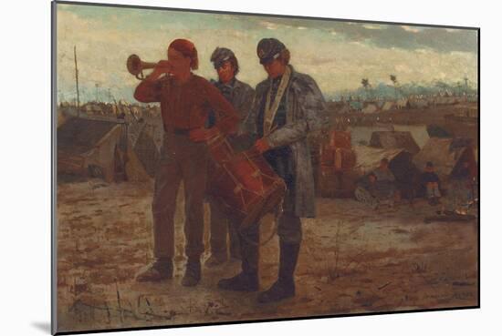 Sounding Reveille, 1865-Winslow Homer-Mounted Giclee Print