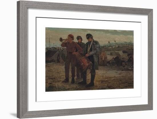 Sounding Reveille-Winslow Homer-Framed Premium Giclee Print