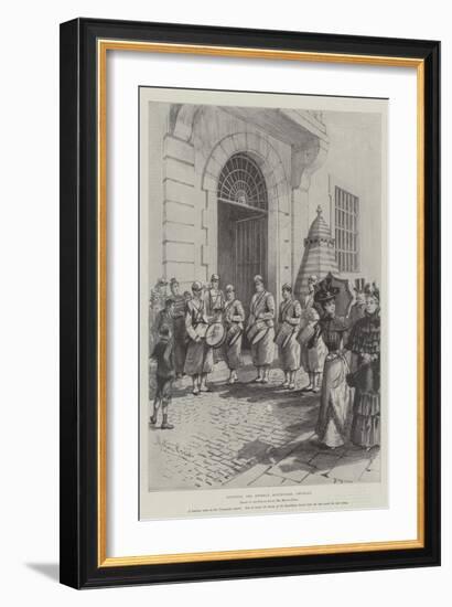 Sounding the Retreat, Montevideo, Uruguay-Melton Prior-Framed Giclee Print