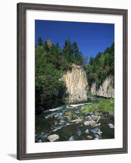 Sounkyo Gorge, Kobako at Daisetsuzan on Hokkaido, Japan-Gavin Hellier-Framed Photographic Print