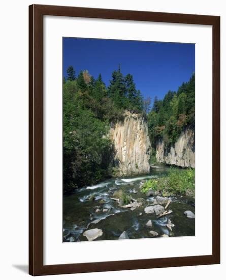 Sounkyo Gorge, Kobako at Daisetsuzan on Hokkaido, Japan-Gavin Hellier-Framed Photographic Print