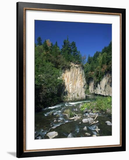 Sounkyo Gorge, Kobako at Daisetsuzan on Hokkaido, Japan-Gavin Hellier-Framed Photographic Print