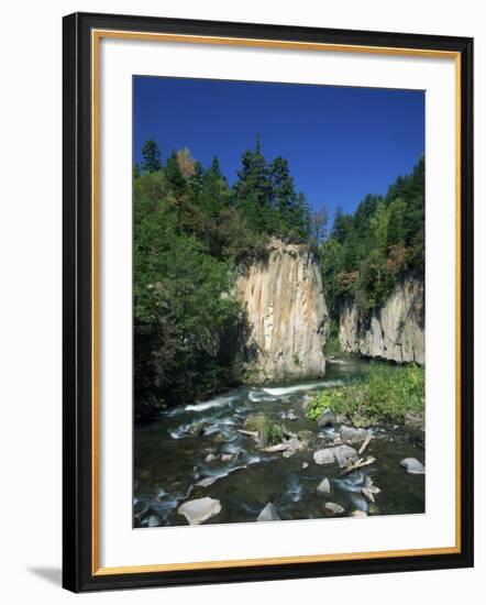 Sounkyo Gorge, Kobako at Daisetsuzan on Hokkaido, Japan-Gavin Hellier-Framed Photographic Print