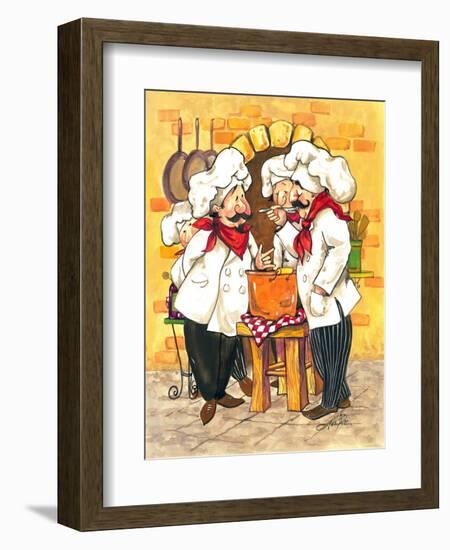 Soup Chefs-Jerianne Van Dijk-Framed Premium Giclee Print