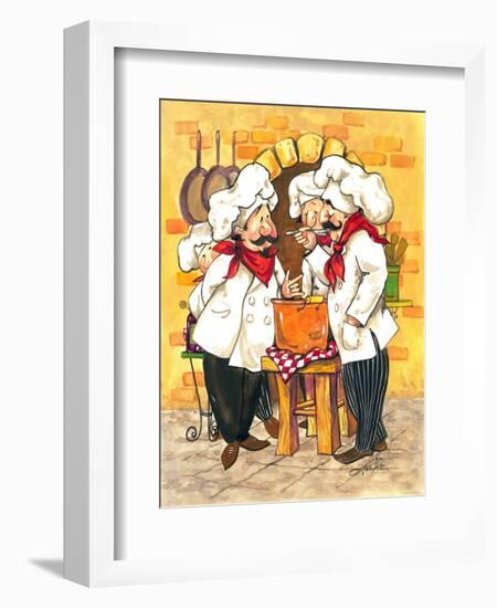 Soup Chefs-Jerianne Van Dijk-Framed Premium Giclee Print