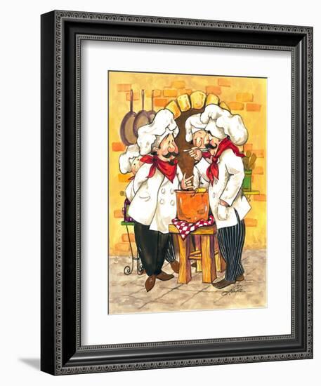 Soup Chefs-Jerianne Van Dijk-Framed Premium Giclee Print