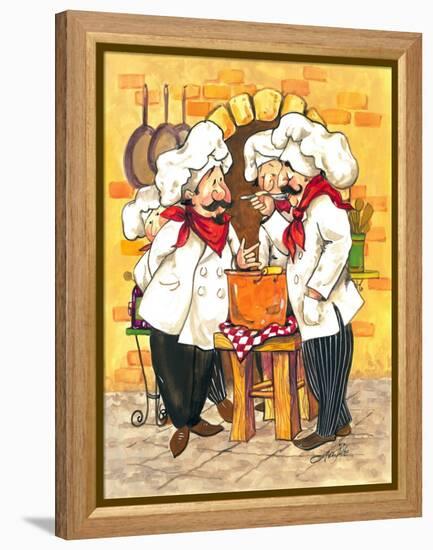 Soup Chefs-Jerianne Van Dijk-Framed Stretched Canvas