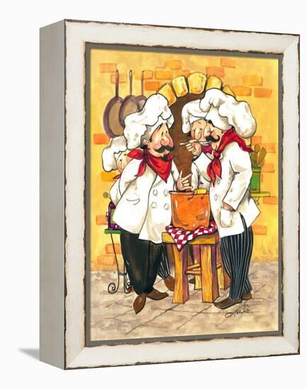 Soup Chefs-Jerianne Van Dijk-Framed Stretched Canvas