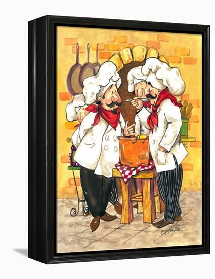 Soup Chefs-Jerianne Van Dijk-Framed Stretched Canvas