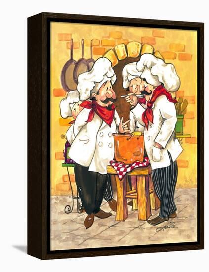 Soup Chefs-Jerianne Van Dijk-Framed Stretched Canvas