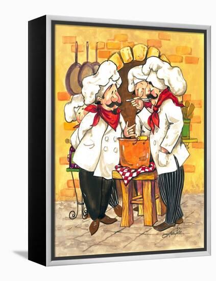 Soup Chefs-Jerianne Van Dijk-Framed Stretched Canvas