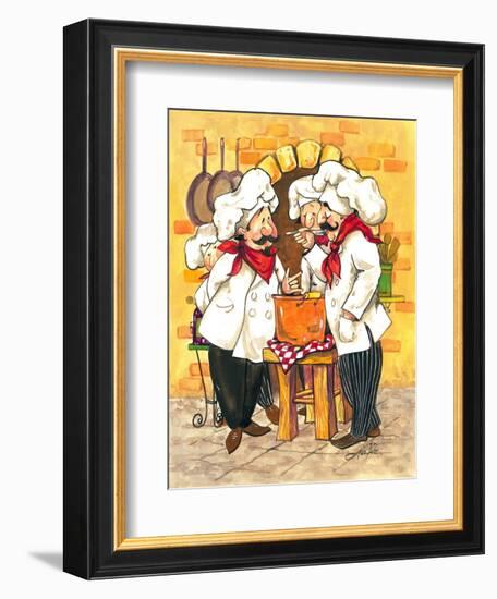 Soup Chefs-Jerianne Van Dijk-Framed Art Print