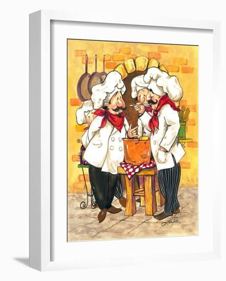 Soup Chefs-Jerianne Van Dijk-Framed Art Print