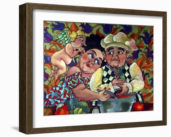 Soup Lovers-Holly Carr-Framed Giclee Print