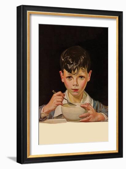 Soup-null-Framed Art Print