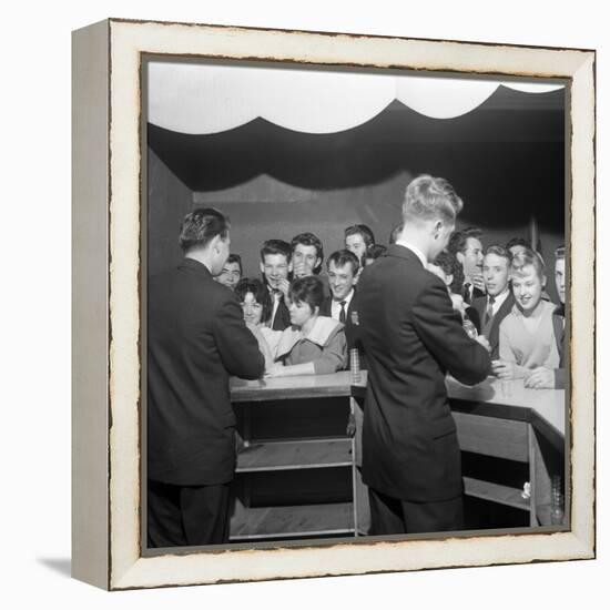 Soupa Dance Sponsored by Heinz, Mexborough, South Yorkshire, 1959-Michael Walters-Framed Stretched Canvas