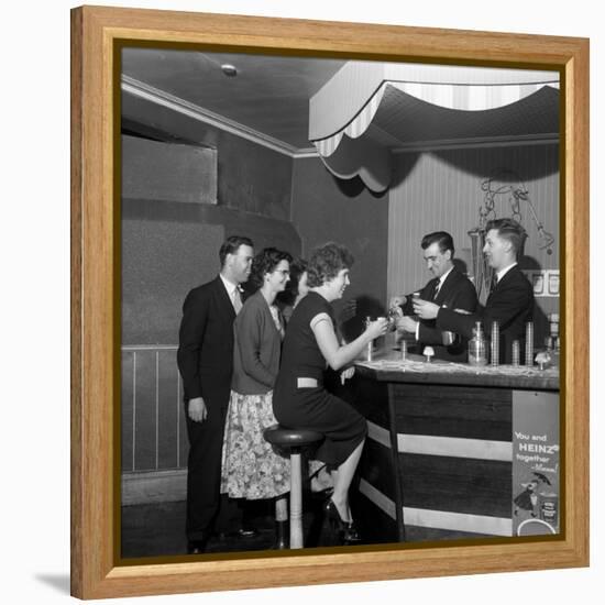 Soupa Dance Sponsored by Heinz, Mexborough, South Yorkshire, 1959-Michael Walters-Framed Stretched Canvas