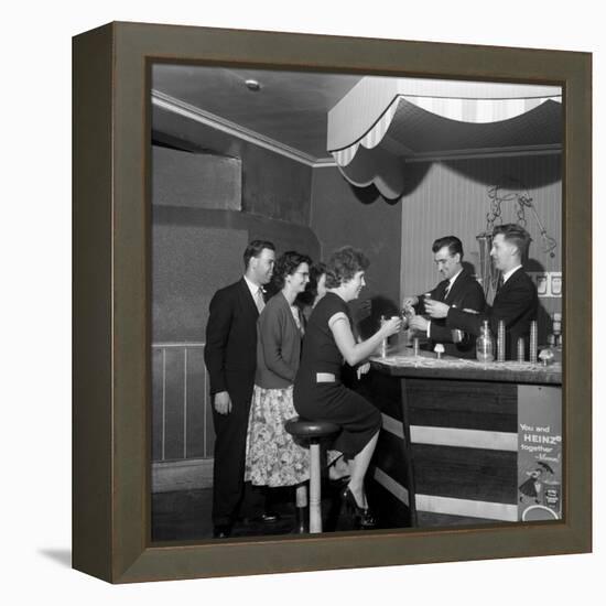 Soupa Dance Sponsored by Heinz, Mexborough, South Yorkshire, 1959-Michael Walters-Framed Stretched Canvas