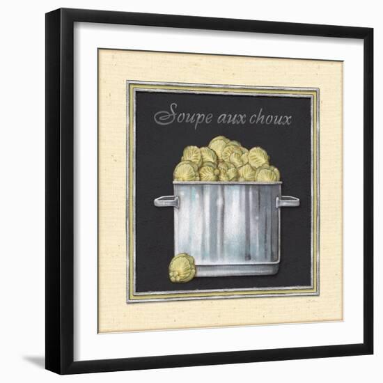 Soupe aux Choux-Charlene Audrey-Framed Art Print