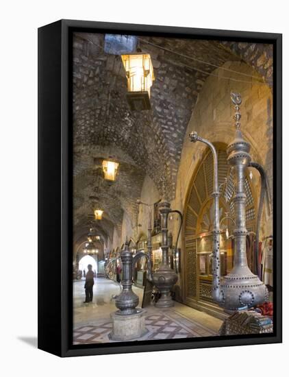 Souq Ash-Shouna in Aleppo, Syria-Julian Love-Framed Premier Image Canvas