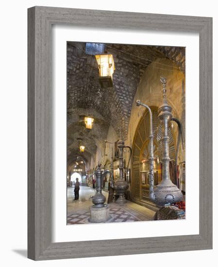 Souq Ash-Shouna in Aleppo, Syria-Julian Love-Framed Photographic Print