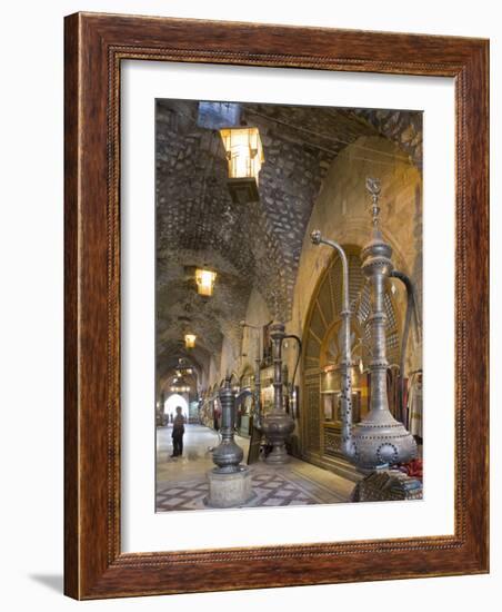 Souq Ash-Shouna in Aleppo, Syria-Julian Love-Framed Photographic Print