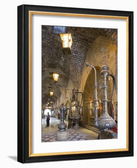 Souq Ash-Shouna in Aleppo, Syria-Julian Love-Framed Photographic Print