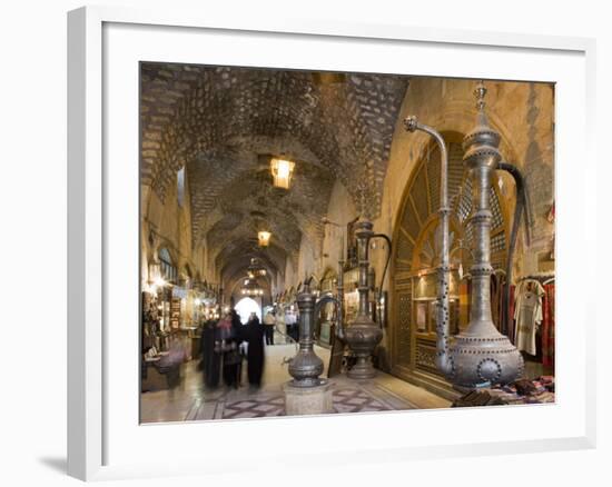 Souq Ash-Shouna in Aleppo, Syria-Julian Love-Framed Photographic Print