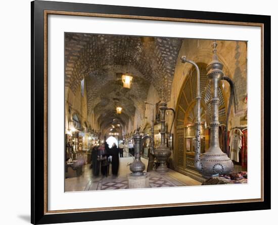 Souq Ash-Shouna in Aleppo, Syria-Julian Love-Framed Photographic Print