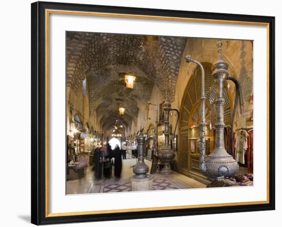 Souq Ash-Shouna in Aleppo, Syria-Julian Love-Framed Photographic Print