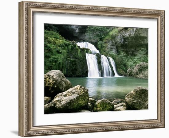 Source Du Lison, Jura, Franche-Comte, France-Michael Short-Framed Photographic Print