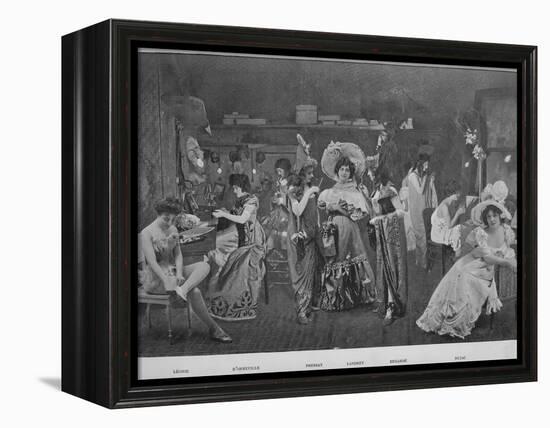 'Sous Les Armes', 1900-Unknown-Framed Premier Image Canvas