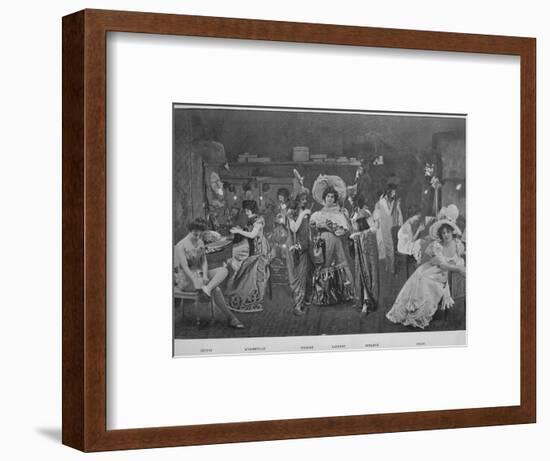 'Sous Les Armes', 1900-Unknown-Framed Photographic Print