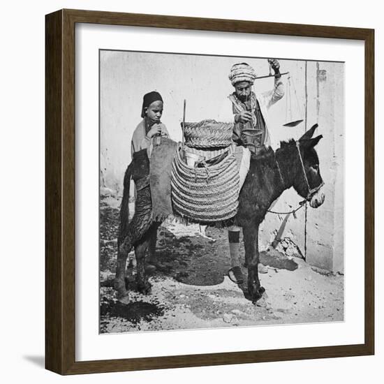 Sousse. Marchands de marrons-null-Framed Giclee Print