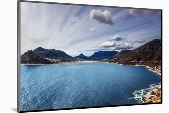 South Africa Bay View, Panoramic Landscape of Capetown, Aerial View on Atlantic Sea, Majestic Scene-Anna Omelchenko-Mounted Photographic Print