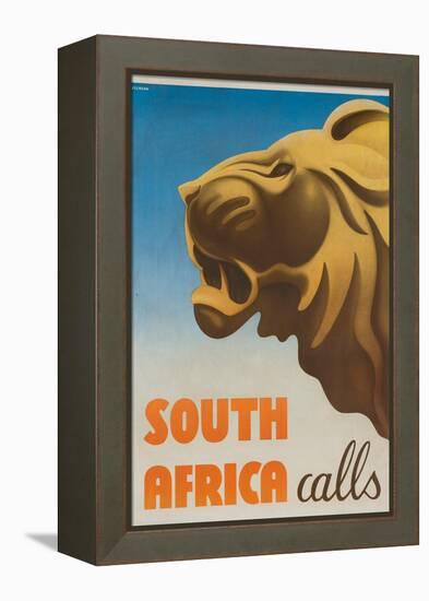 South Africa Calls Poster-Gayle Ullman-Framed Premier Image Canvas