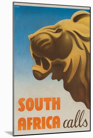 South Africa Calls Poster-Gayle Ullman-Mounted Giclee Print