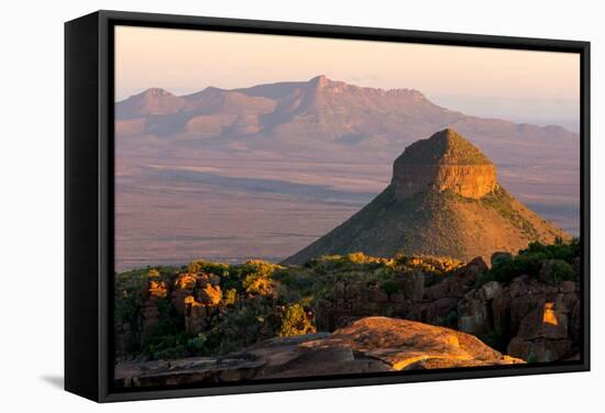 South Africa, Camdeboo, Valley of Desolation-Catharina Lux-Framed Premier Image Canvas