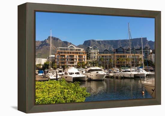 South Africa, Cape Town, Boat Harbour-Catharina Lux-Framed Premier Image Canvas